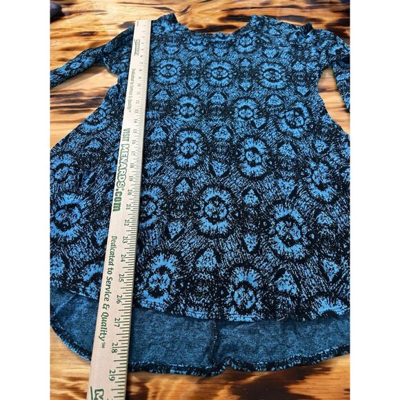 Tianello By Steve Barraza Sochie Tunic Blouse Medium USA MADE Modern Classic - Picture 3 of 9